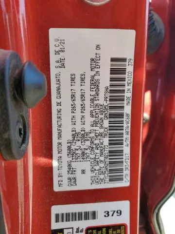 2021 TOYOTA TACOMA DOUBLE CAB  