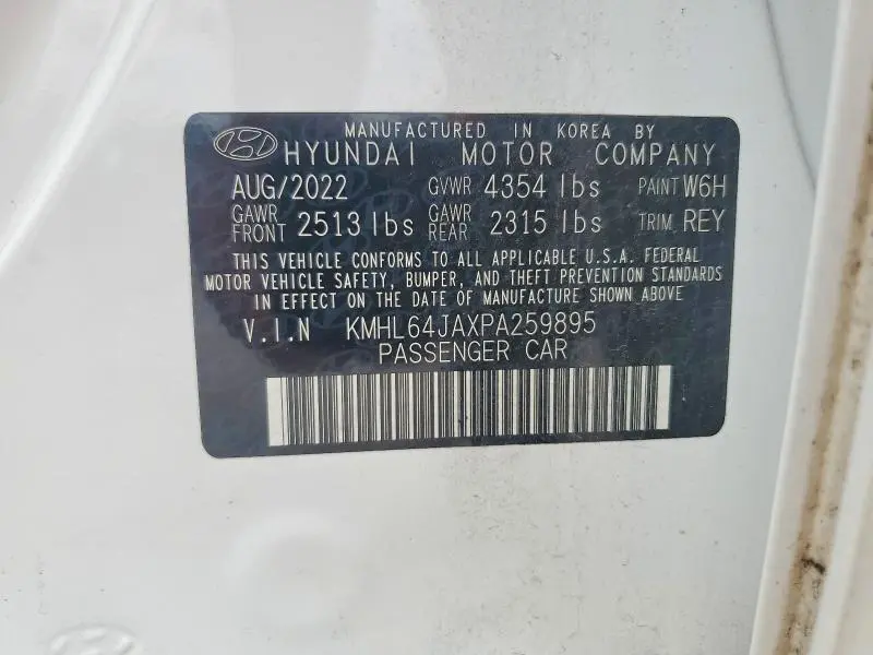 2023 HYUNDAI SONATA SEL  