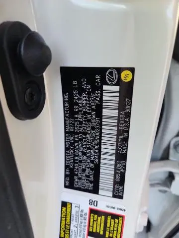 2022 LEXUS ES 300H BASE  