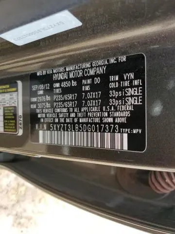 2013 HYUNDAI SANTA FE SPORT   