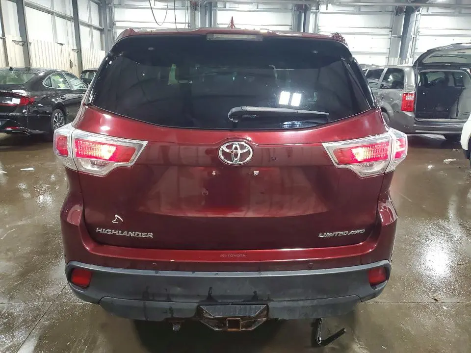 2015 TOYOTA HIGHLANDER LIMITED PLATINUM  