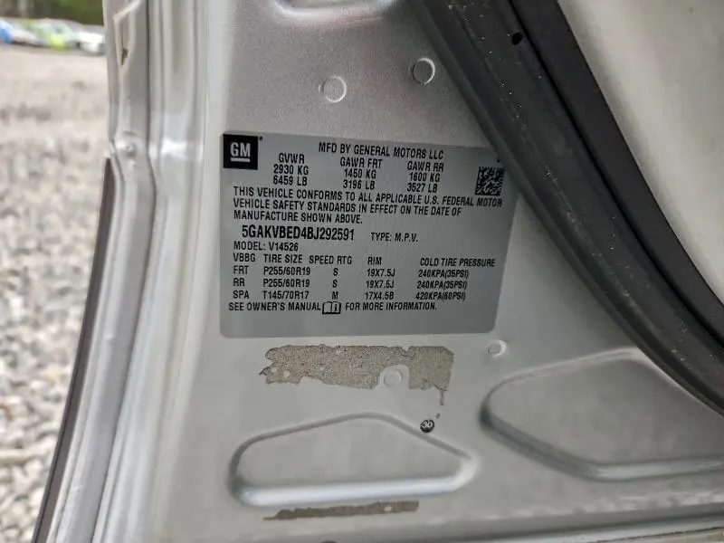 2011 BUICK ENCLAVE CXL  