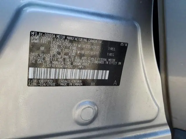 2016 TOYOTA RAV4 LE  