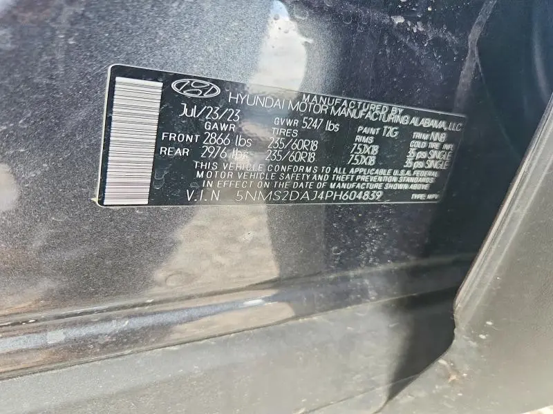 2023 HYUNDAI SANTA FE SEL  