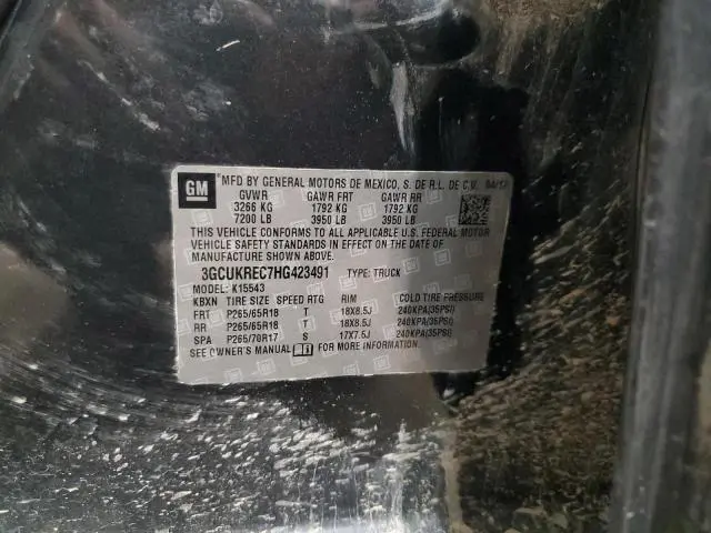 2017 CHEVROLET SILVERADO K1500 LT  