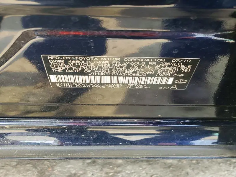 2010 LEXUS ES 350 BASE  