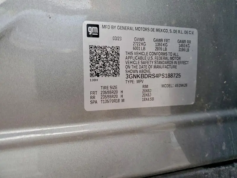 2023 CHEVROLET BLAZER 3LT  