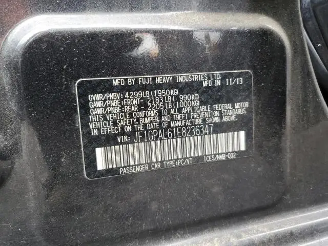 2014 SUBARU IMPREZA SPORT PREMIUM  