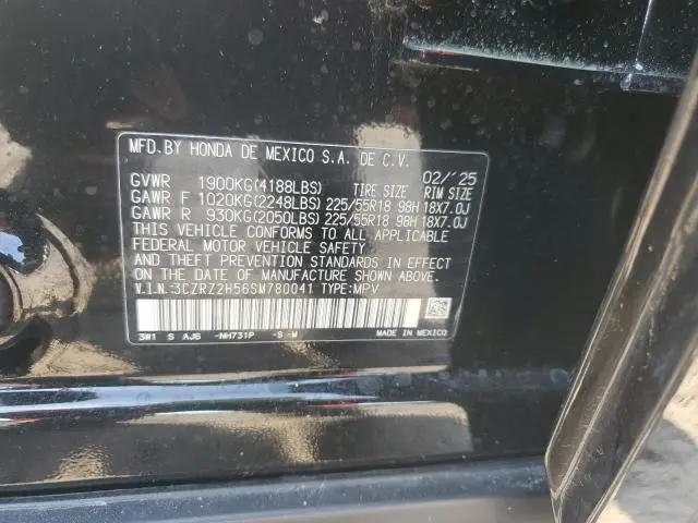 2025 HONDA HR-V SPORT  