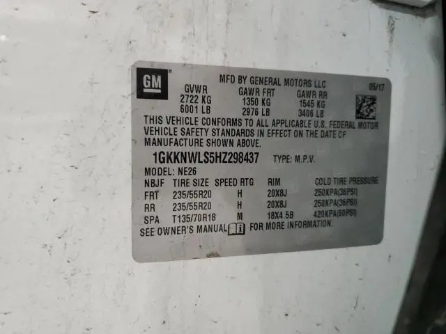 2017 GMC ACADIA SLT-2  