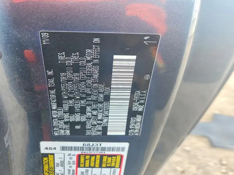 2010 TOYOTA TUNDRA GRADE  