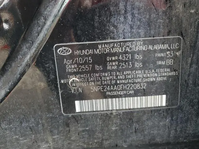 2015 HYUNDAI SONATA ECO  