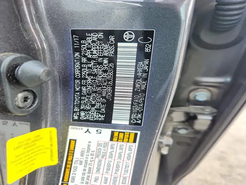 2018 TOYOTA PRIUS TWO  