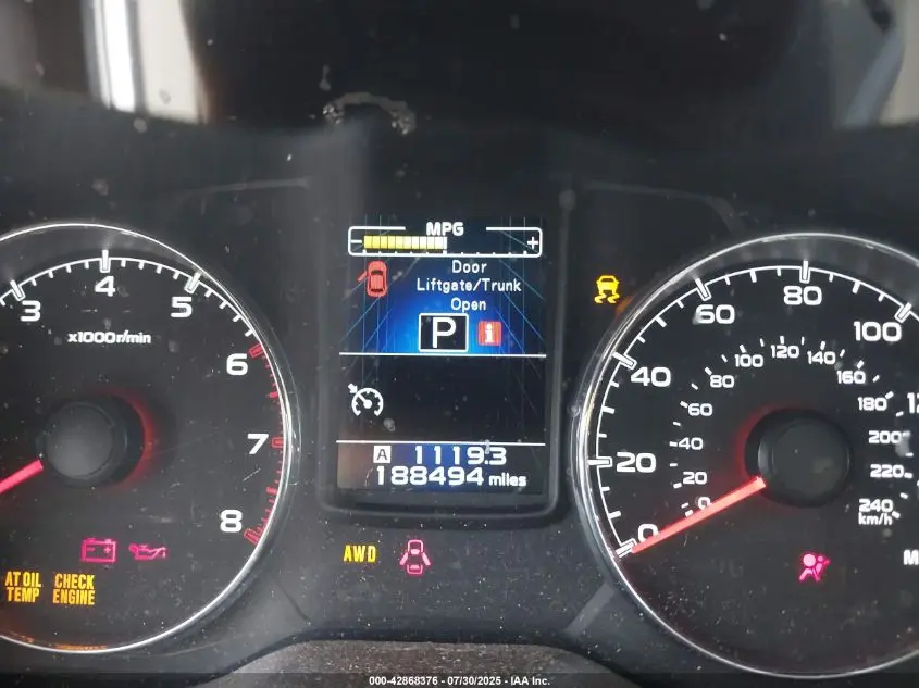 2014 SUBARU OUTBACK 2.5I LIMITED