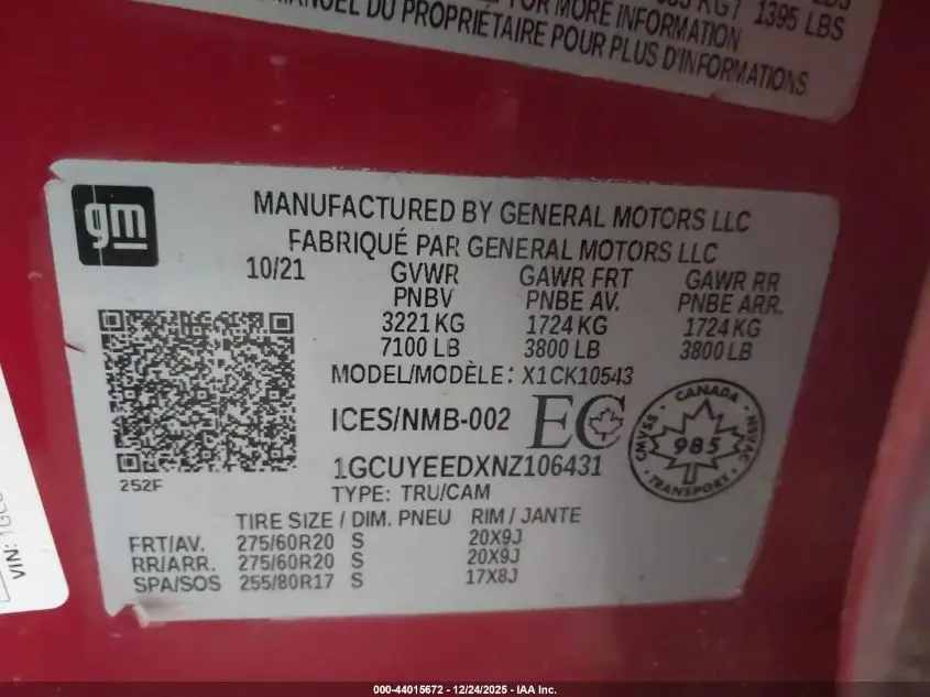 2022 CHEVROLET SILVERADO 1500 LTD RST