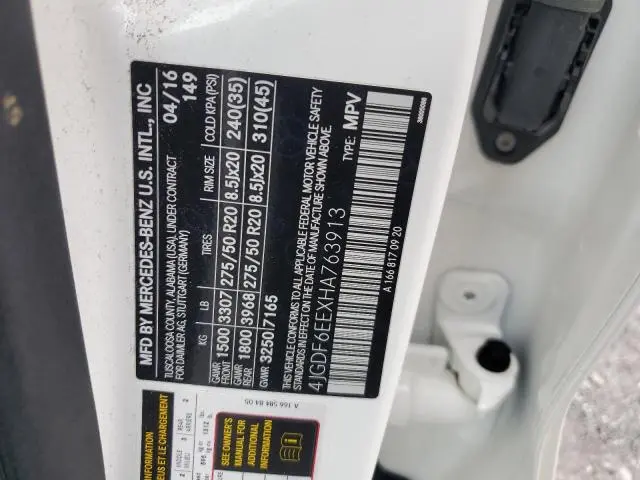 2017 MERCEDES-BENZ GLS 450 4MATIC  