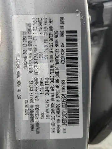 2018 MAZDA CX-9 TOURING  