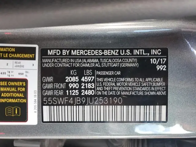 2018 MERCEDES-BENZ C 300  