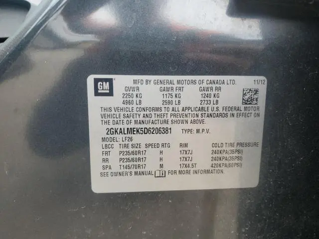 2013 GMC TERRAIN SLE  