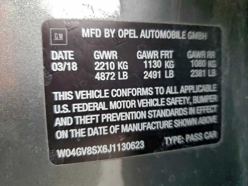 2018 BUICK REGAL TOURX ESSENCE  