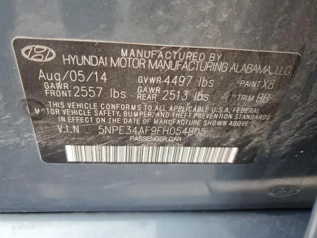 2015 HYUNDAI SONATA SPORT  