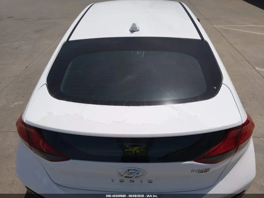 2019 HYUNDAI IONIQ HYBRID BLUE