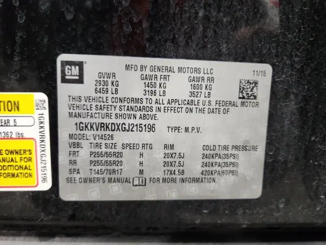 2016 GMC ACADIA SLT-1  