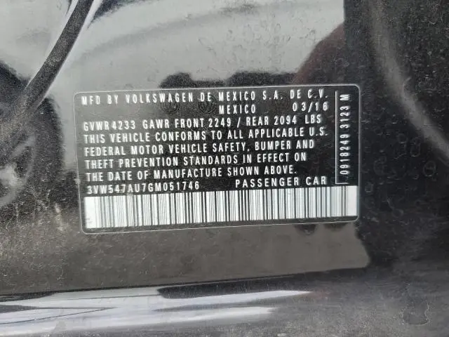 2016 VOLKSWAGEN GTI S/SE  