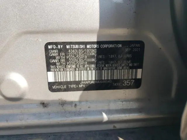 2021 MITSUBISHI OUTLANDER SPORT ES  