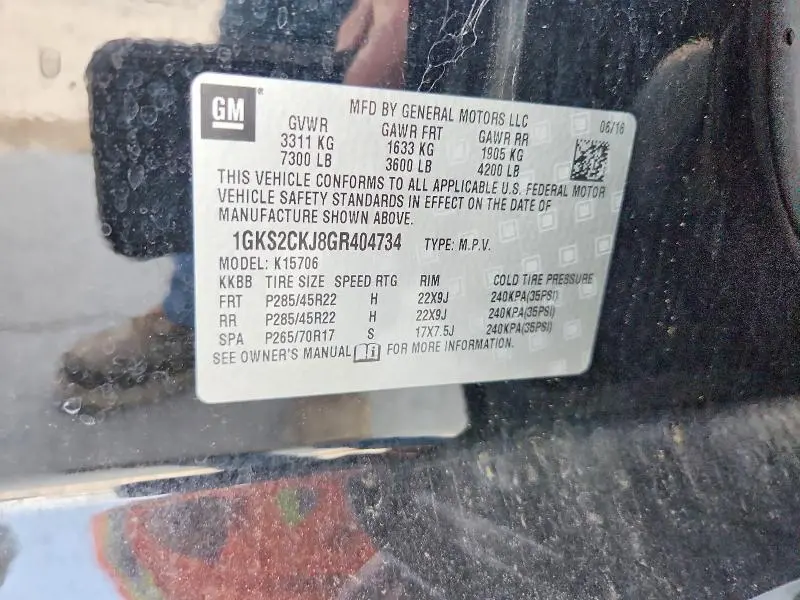 2016 GMC YUKON DENALI  