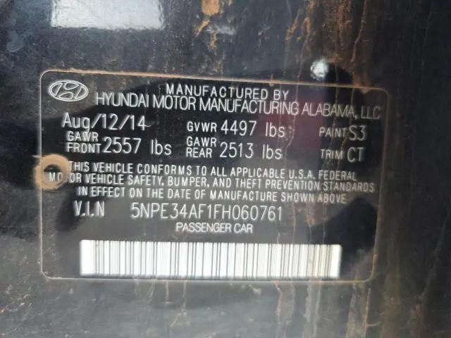 2015 HYUNDAI SONATA SPORT  