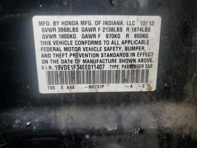2014 ACURA ILX 20  