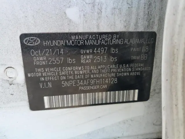 2015 HYUNDAI SONATA SPORT  