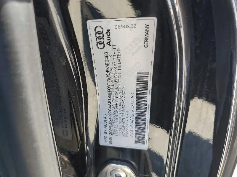 2010 AUDI S5 PRESTIGE  
