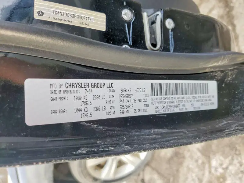 2014 JEEP COMPASS LATITUDE  