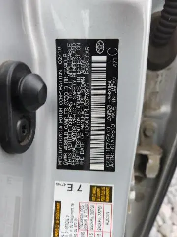 2018 TOYOTA PRIUS PRIME   