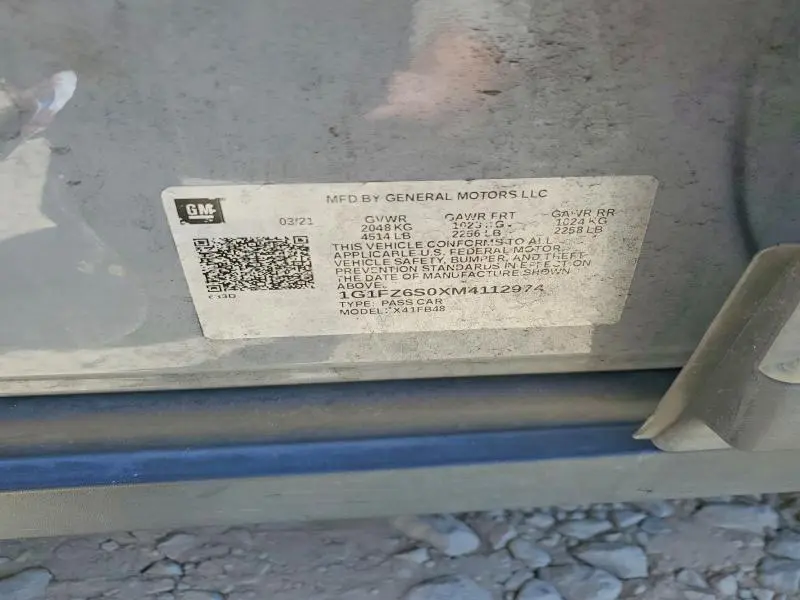 2021 CHEVROLET BOLT EV PREMIER  