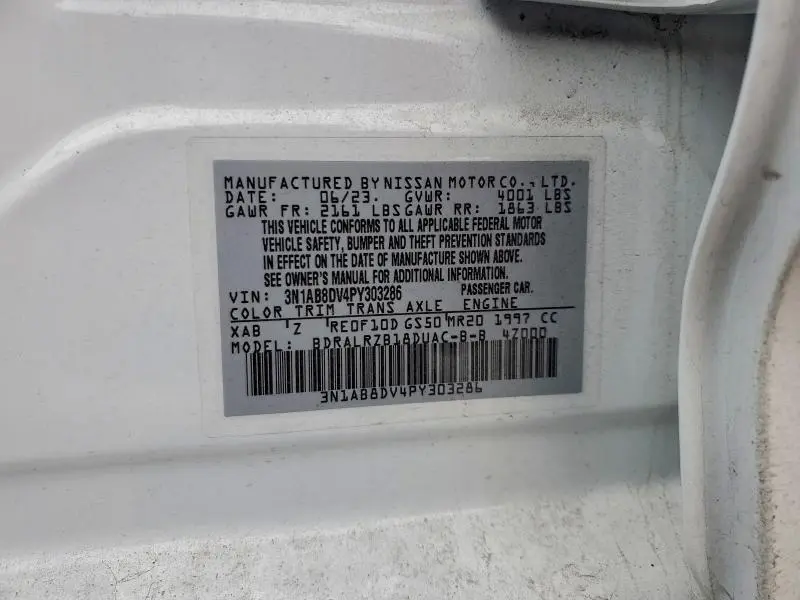 2023 NISSAN SENTRA SR  