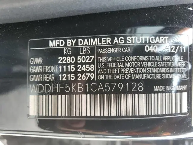 2012 MERCEDES-BENZ E 350  