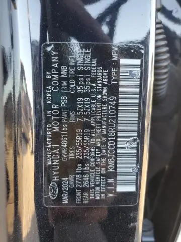 2024 HYUNDAI TUCSON SEL CONVENIENCE  