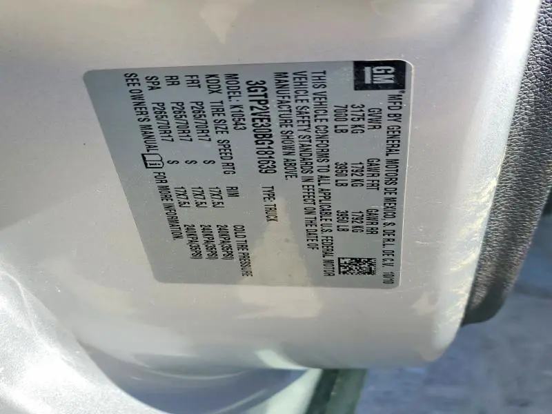 2011 GMC SIERRA K1500 SLE  