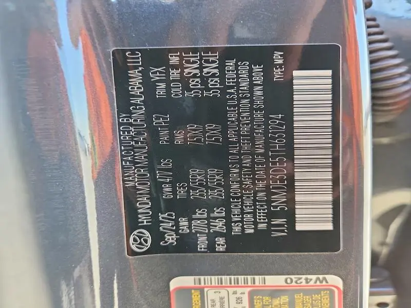 2026 HYUNDAI TUCSON LIMITED  