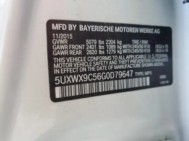 2016 BMW X3 XDRIVE28I  