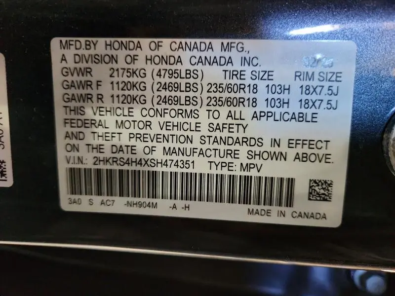 2025 HONDA CR-V EX  