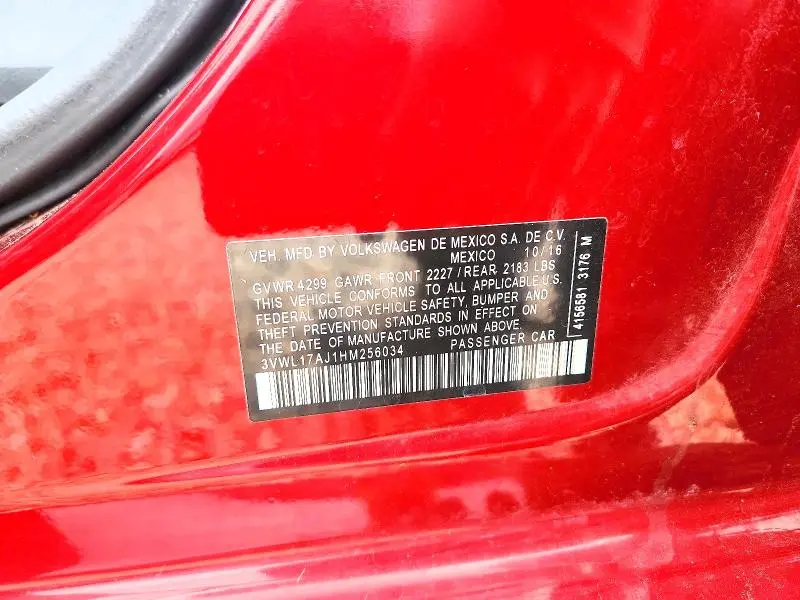 2017 VOLKSWAGEN JETTA SEL  