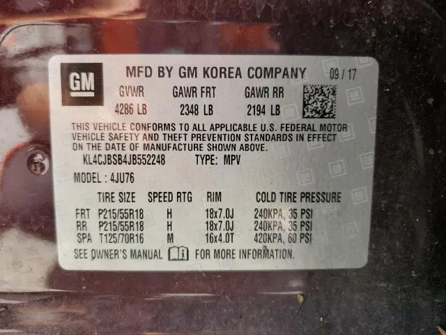 2018 BUICK ENCORE PREFERRED II  