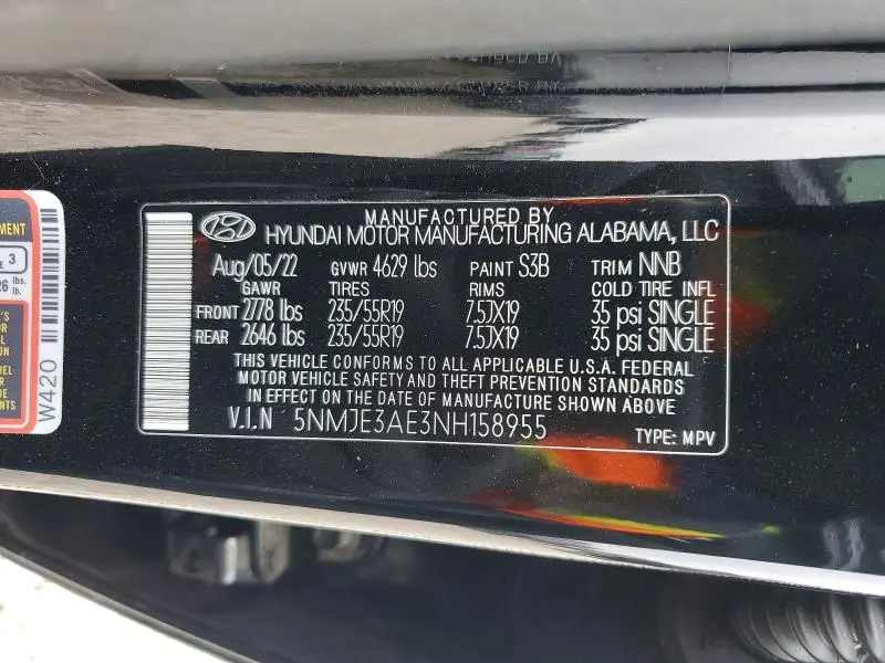 2022 HYUNDAI TUCSON LIMITED  