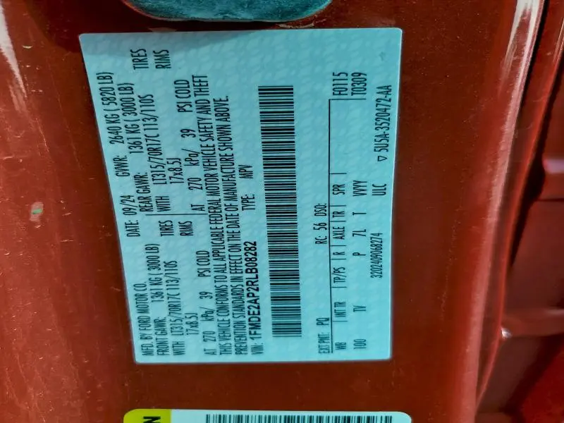 2024 FORD BRONCO WILDTRAK  