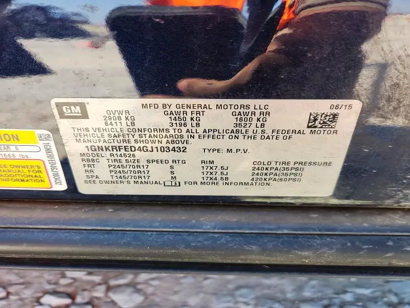 2016 CHEVROLET TRAVERSE LS  