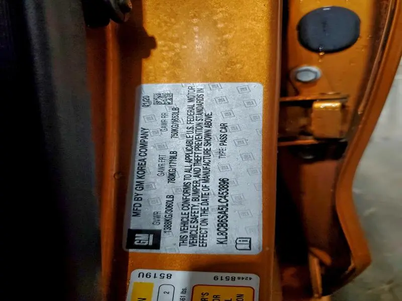 2020 CHEVROLET SPARK LS  